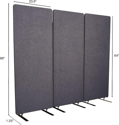 Stand Up Desk Store ReFocus Freestanding Noise Reducing Acoustic Room Wall - Image 9