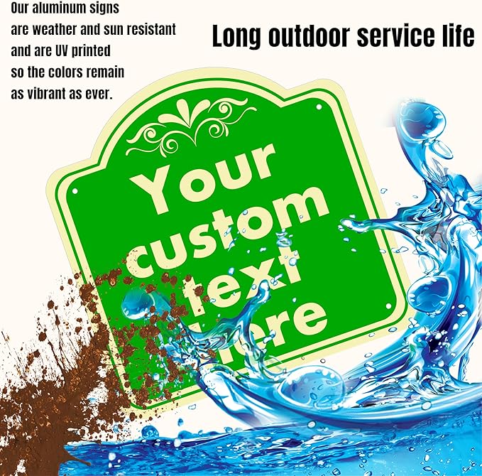 Custom Signs with Picture Text, Personalized Photo Signs Customized signs - Image 4