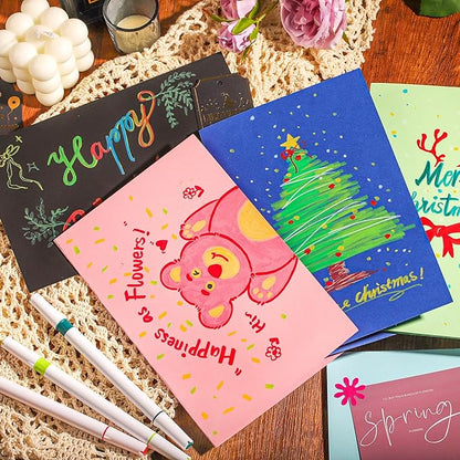 100 Sheets Colored Cardstock 25 Colors - Image 5