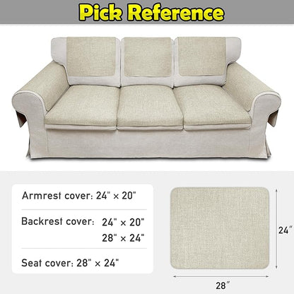 Couch Arm Covers, Waterproof Armrest Cover - Image 6