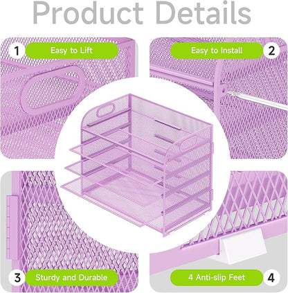 Cawukege 5 Tier Paper Organizer - Image 4