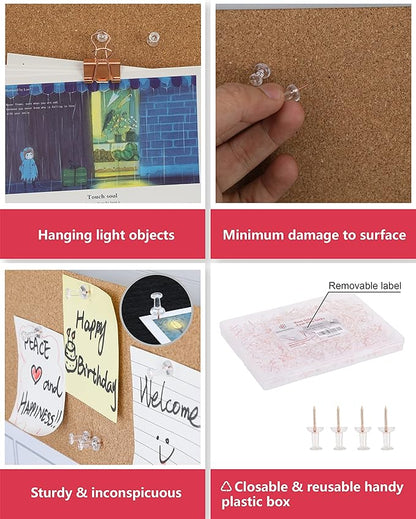 PAPERPAL 280 Rose Gold Push Pins - Image 4