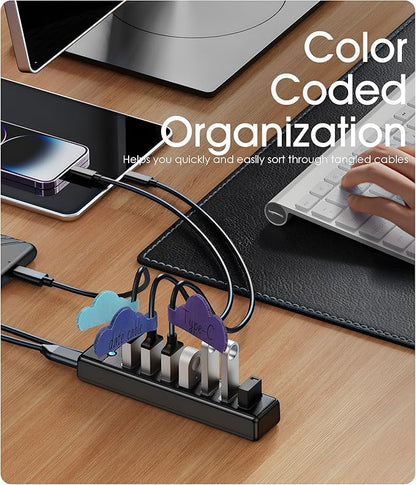 Nearockle 60Pcs Cable Labels for Organizing Wires and Identification, Upgraded - Image 6