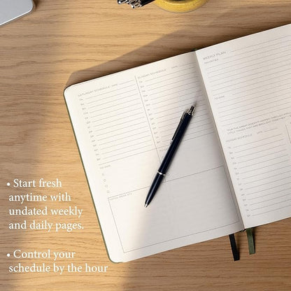 Anecdote 2026 Planner: 52 Week Daily Planner, Monthly & Weekly Workflow - Image 3