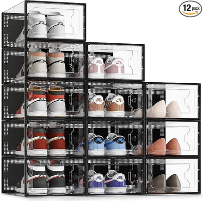 SEE SRPING XX-Large Shoe Storage Box Fit Size 14, Shoe Rack Sneaker Containers by SEESPRING