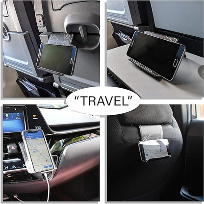 Airplane Travel Essentials for Flying Flex Flap Cell Phone Holder & Flexible - Image 3