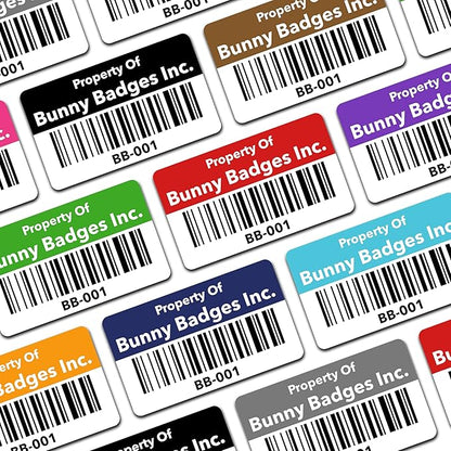Custom Asset Tags by BunnyBadges