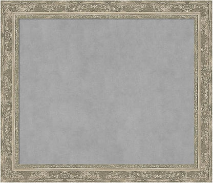 Amanti Art Silver Framed Magnetic Board 24x28 Medium Vision Board by AmantiArt