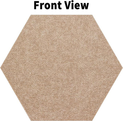 15'' Large Hexagon Cork-Bulletin Board Tiles Adhesive Frameless 10 Pack 15 x 13 - Image 2