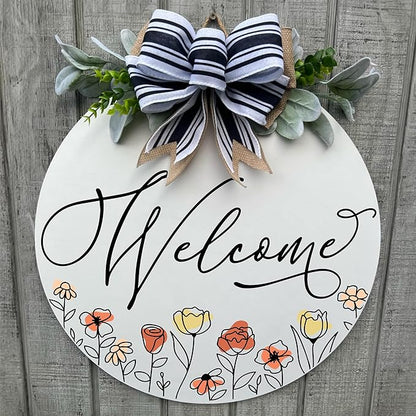 Wood front door sign Wood sign Home decor Welcome sign Sign - Image 2