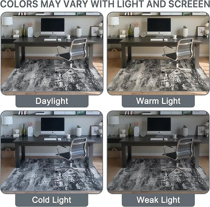 Office Chair Mat for Hardwood Tile Floor, Abstract 36"X 48" Desk Mats for - Image 6