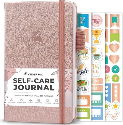 Clever Fox Self-Care Journal Pocket – Daily Reflection Notebook – Mental Health by CleverFox