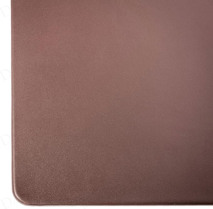 Dacasso 24" x 19" Chocolate Brown Leatherette Luxury Desk Mat Blotter w/Out - Image 5