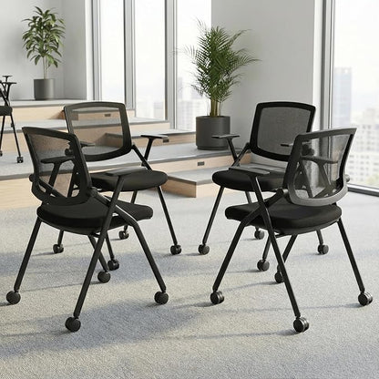 BROBRIYO, 4 Pack Stackable Conference Room Chairs by Brobriyo