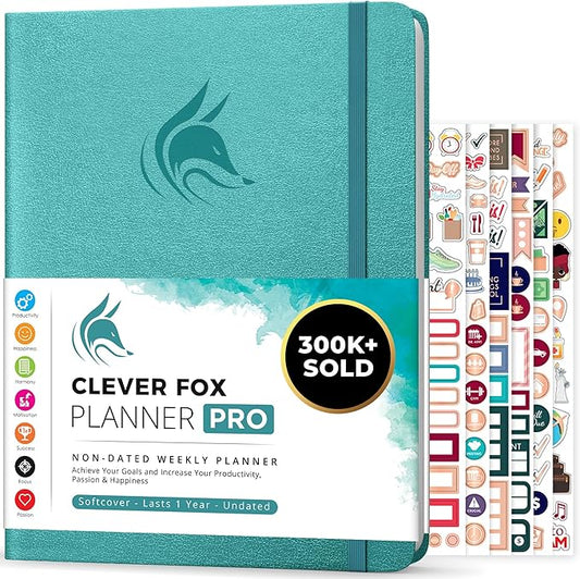 Clever Fox Planner PRO – Weekly & Monthly Life Planner to Increase Productivity by CleverFox
