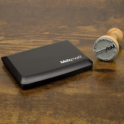 MaxMark Large Premium Black Ink Stamp Pad - Image 6