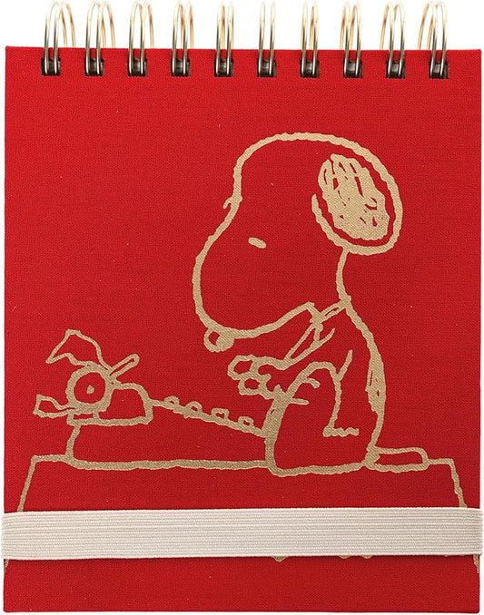 Peanuts Jotter by Graphique Luxe Collection, Fabric-Wrapped Hardcover Spiral by GraphiquedeFrance