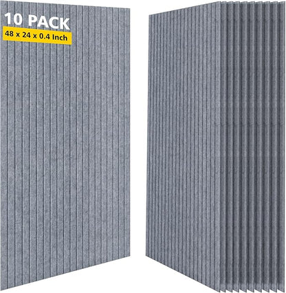 Acoustic Panels, 10 Pack Sound Panels Noise Reducing by AUTORIFIC