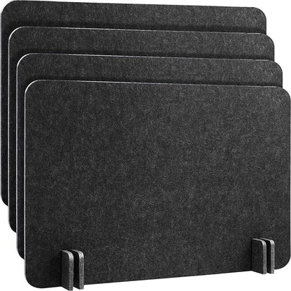 Fabbay 4 Pcs Acoustic Freestanding Desk Divider Desk Partition 16 x 24 Inch by Fabbay