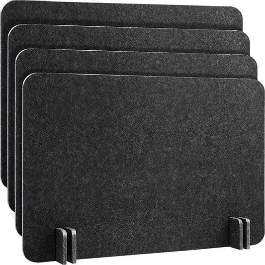 Fabbay 4 Pcs Acoustic Freestanding Desk Divider Desk Partition 16 x 24 Inch by Fabbay