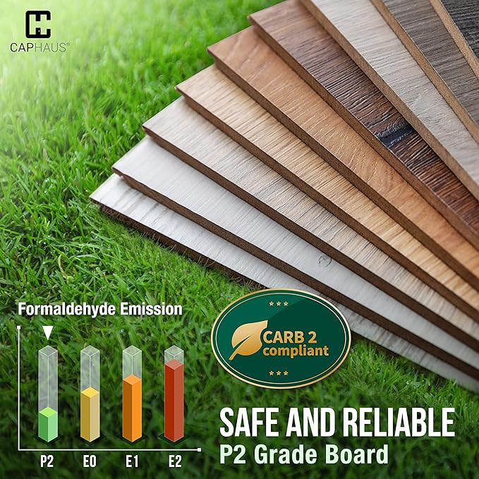 CAPHAUS 5 Tier Bookshelf, 24 Inch Width Free Standing Shelf, Bookcase Shelf - Image 7