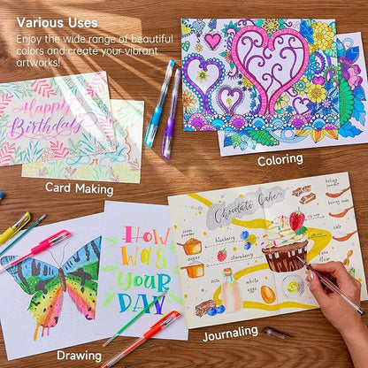 Shuttle Art Gel Pens, 32 Colors Gel Pen Set - Image 4