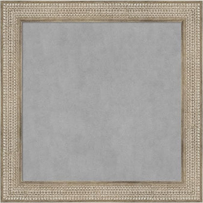 Amanti Art Silver Framed Magnetic Board 30x30 Medium Vision Board by AmantiArt