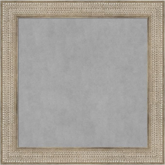Amanti Art Silver Framed Magnetic Board 30x30 Medium Vision Board by AmantiArt