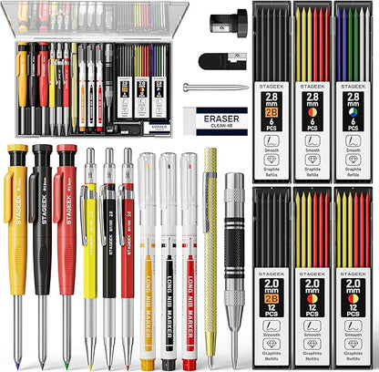 STAGEEK 22 Pack Carpenter Pencil Set by STAGEEK
