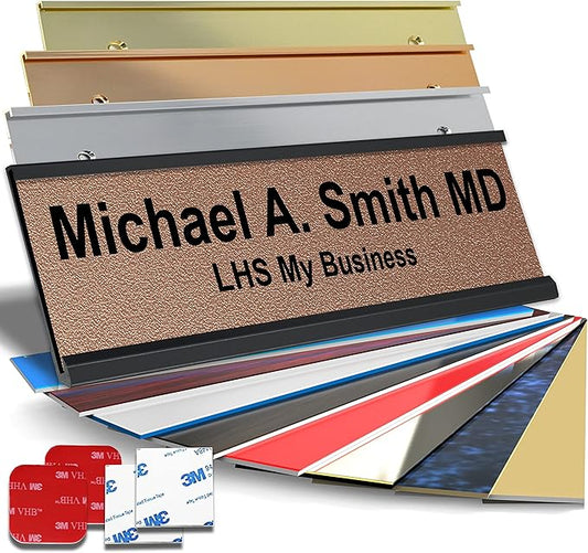 Personalized Name Plate with Choice of Mounting by LHS+My+Business