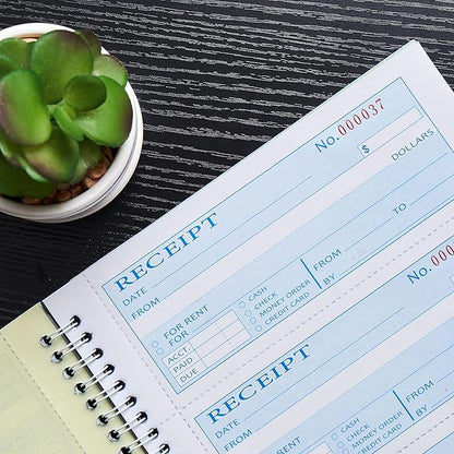 2Pcs, Money Rent Receipt Book, 7.9x11.22 Inches, Receipt Book - Image 6