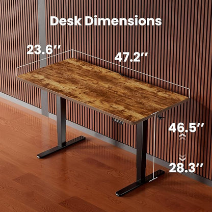 ErGear Height Adjustable Electric Standing Desk, 48 x 24 Inches Sit Stand up - Image 3