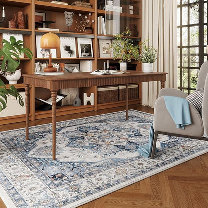 Rugcomf Vintage Medallion 4'x6' Rug - Image 4