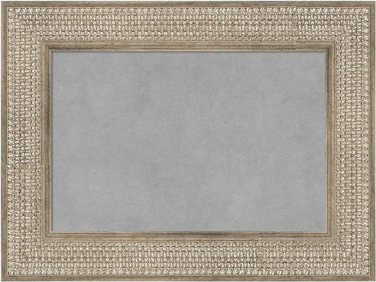 Amanti Art Silver Framed Magnetic Board 18x24 Small Vision Board by AmantiArt