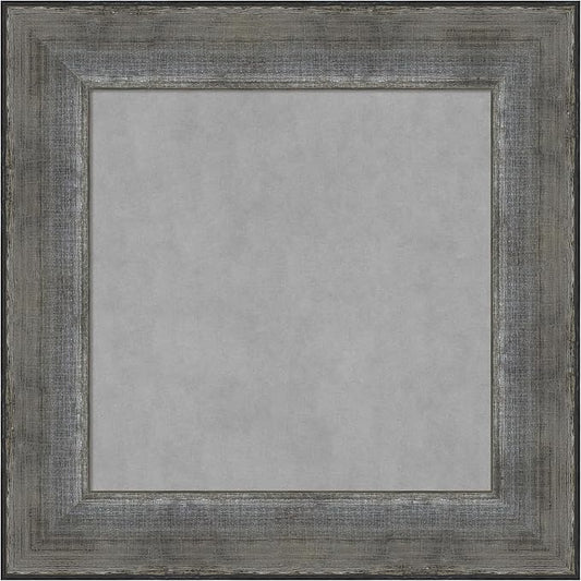 Amanti Art Silver Framed Magnetic Board 16x16 X-Small Vision Board by AmantiArt