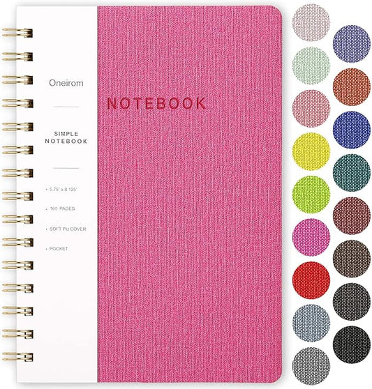 Spiral Notebook-5.75" x 8.125" College Ruled Journal by Oneirom