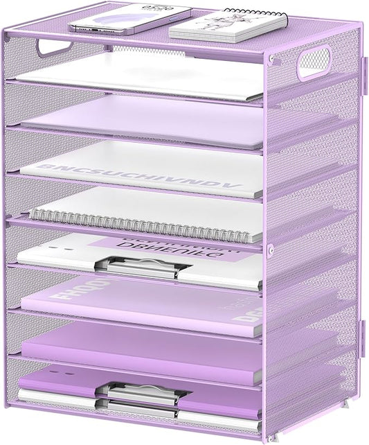 DALTACK 9-Tier Paper Letter Tray Desk Organizer by DALTACK