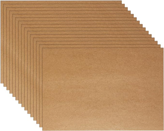 Guakicae 60 Sheets Brown Cardstock 4 x 6 Thick Paper, 300gsm/110lb Heavyweight by Guakicae