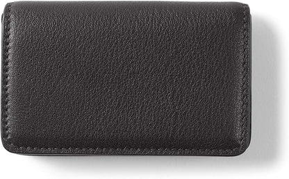 Leatherology Black Onyx Business Card Case, Magnetic Closure ID Holder by Leatherology