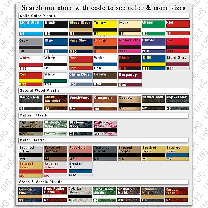 Personalized Name Plate with Choice of Mounting Holders - Image 7