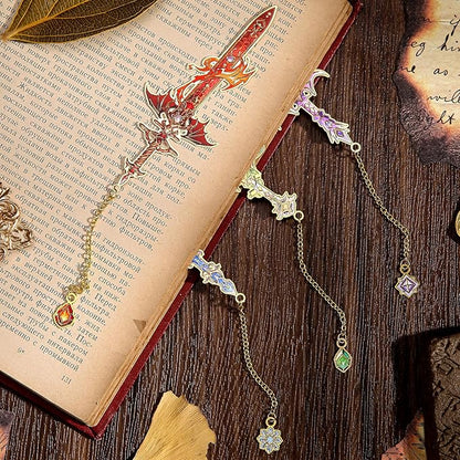 4pcs Fantasy Sword Bookmarks for Books, Planners - Image 7