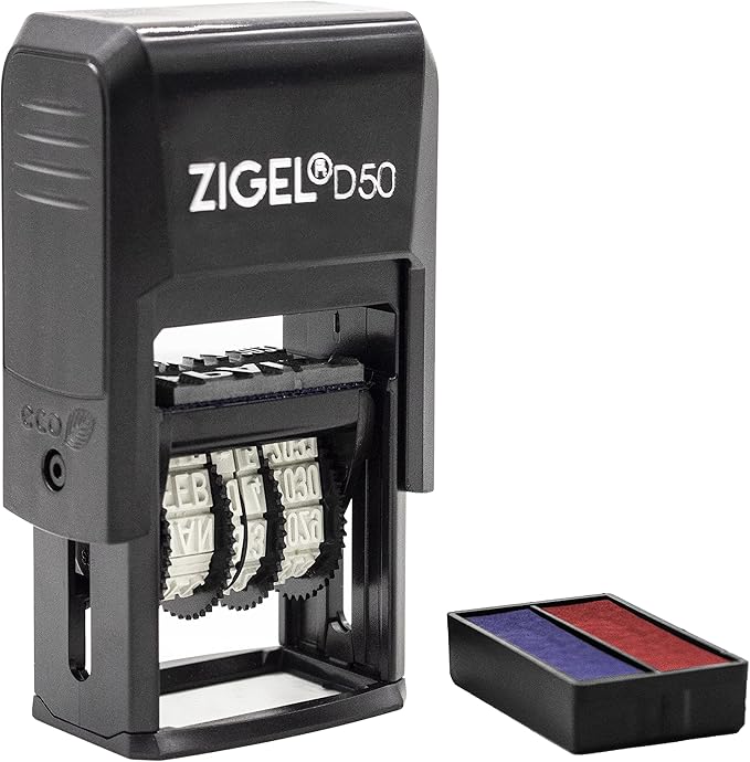 ZIGEL D50 Date Stamp with Scanned - Image 3