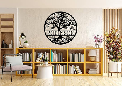 Wedding Gifts for Couples 2025 Last Name Signs for Home Personalized - Image 3
