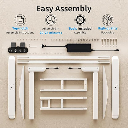 BIZUM Dual Motor Electric Standing Desk Frame - Image 8