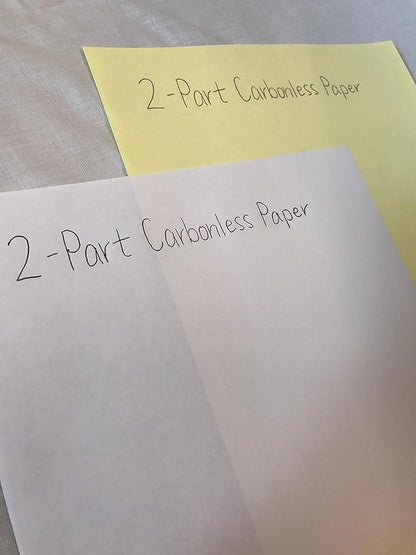 250 Sets, NCR Paper, Collated 2 Part, Letter Size Carbonless Paper Appleton - Image 2