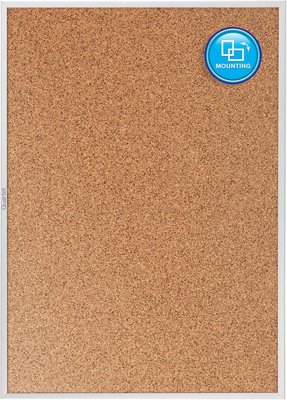 Quartet Standard Aluminum Frame Cork Bulletin Board, 60” x 36” - Image 6