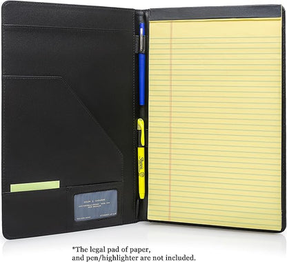 Legal Size Padfolio, 8.5 x 14 Inch Portfolio Folder - Image 2