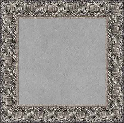 Amanti Art Silver Framed Magnetic Board 22x22 Small Vision Board by AmantiArt