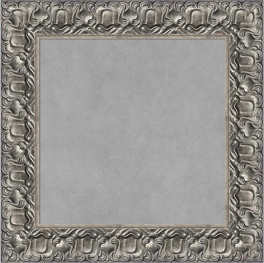 Amanti Art Silver Framed Magnetic Board 22x22 Small Vision Board by AmantiArt
