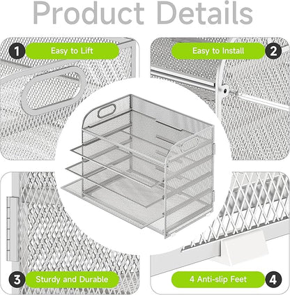 Cawukege 5 Tier Paper Organizer - Image 4